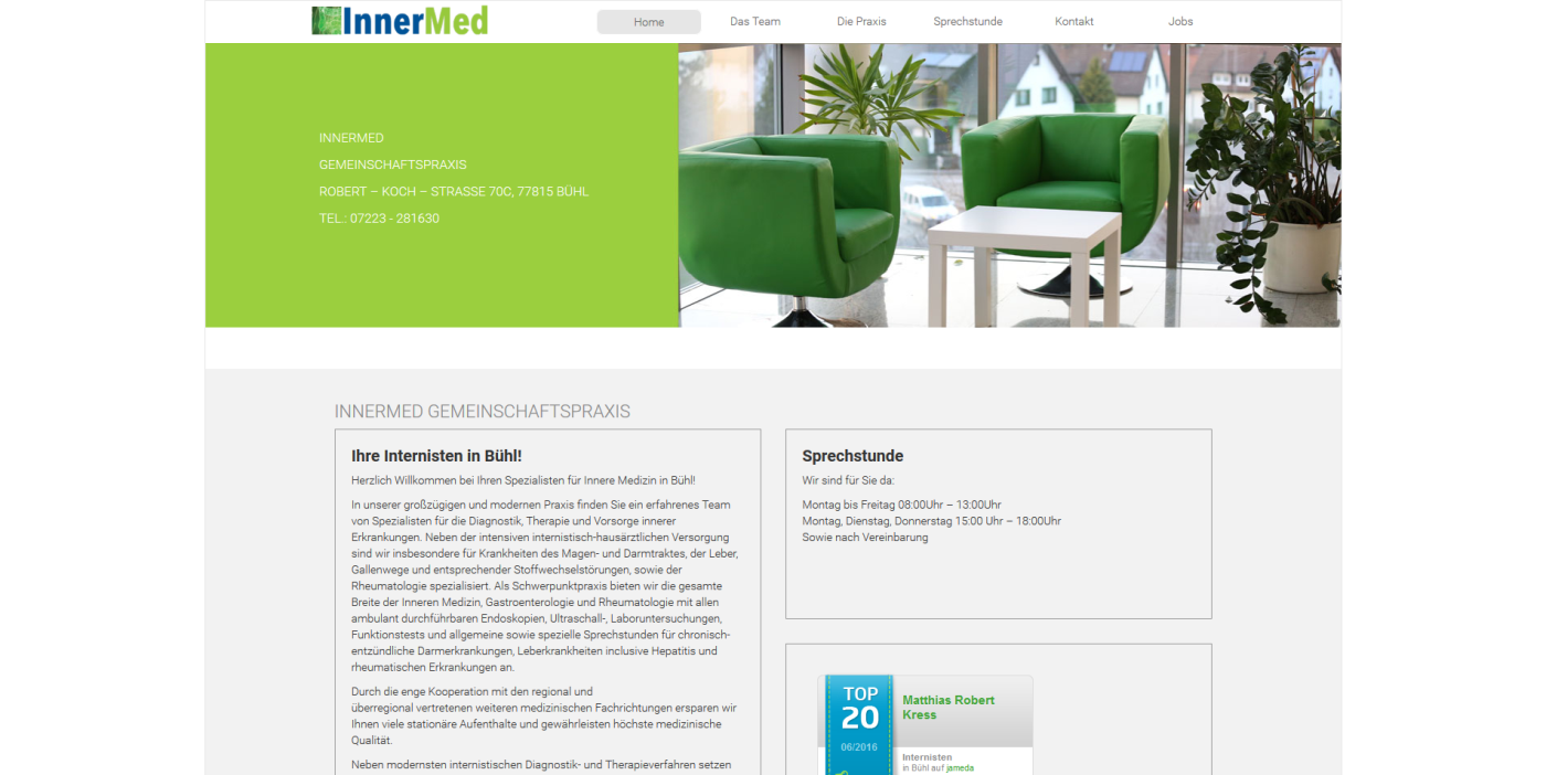 Designbeispiel Innermed Gemeinschaftspraxis