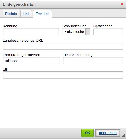 Lupen-Effekt bei Bildern