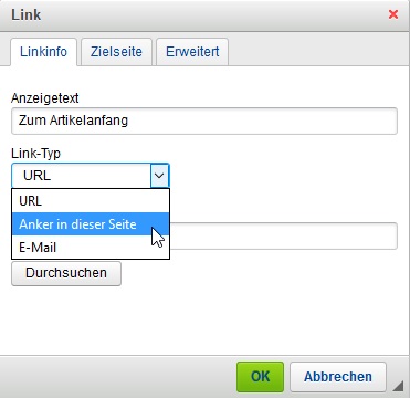 Anker als Linktyp