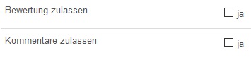 Kommentare und Bewertung im Blog bei IntelliWebs