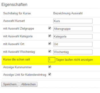 erweiterte Suchmaske in IntelliEvent