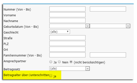 Neue Filtermöglichkeit in IntelliVerein für unpassende Beitragssätze