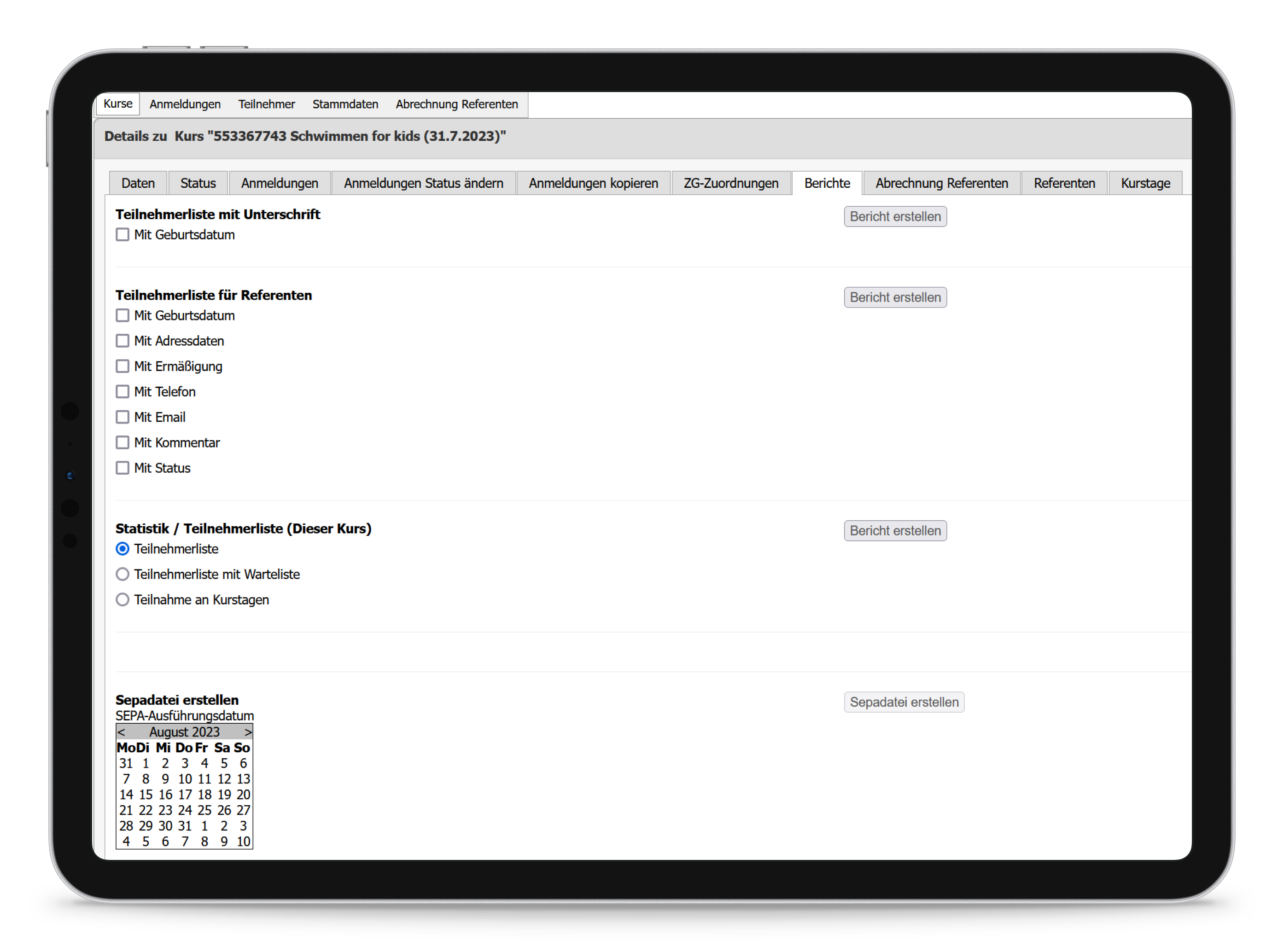 Beiträge und Listen in IntelliEvent