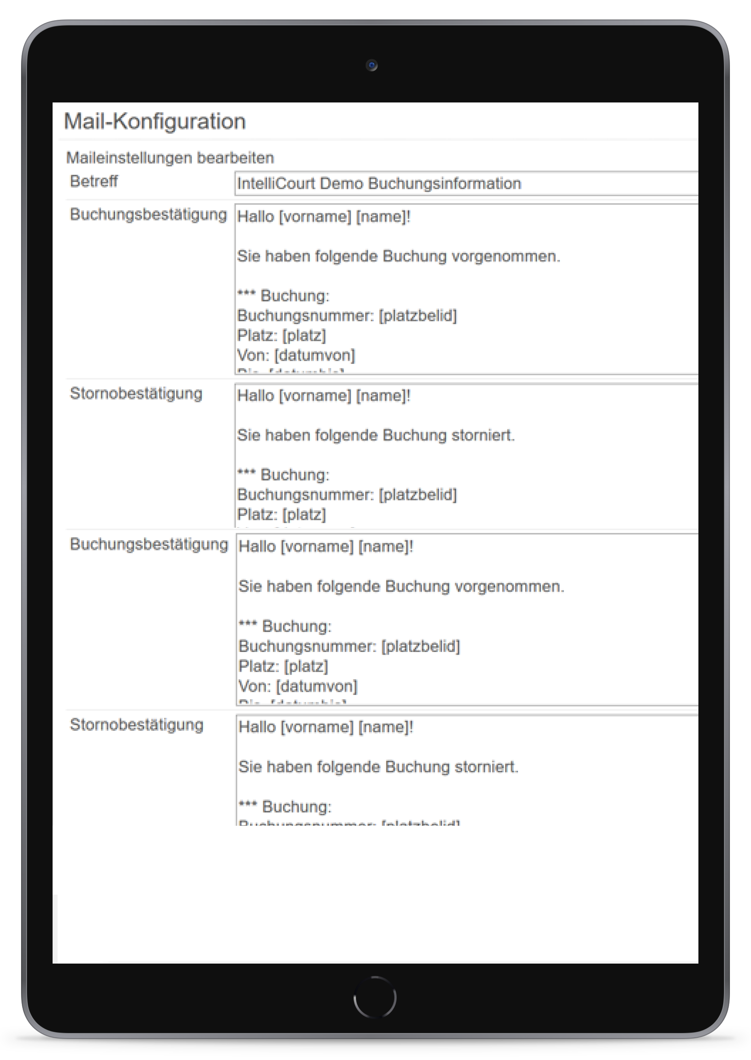 Automatisierte Kommunikation mit IntelliCourt