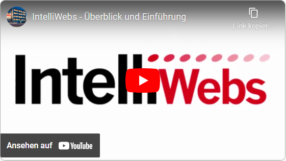 YouTube-Video IntelliWebs Überblick und Einführung