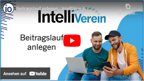YouTube-Video IntelliVerein Beitragslauf