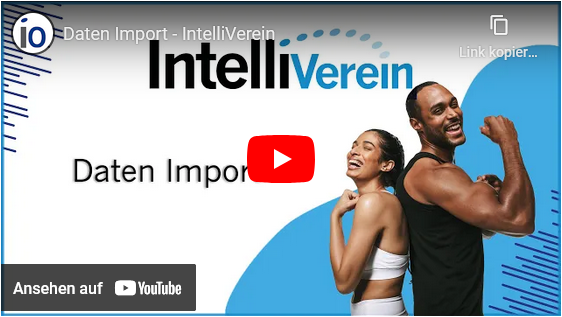 YouTube-Video IntelliVerein Datenimport
